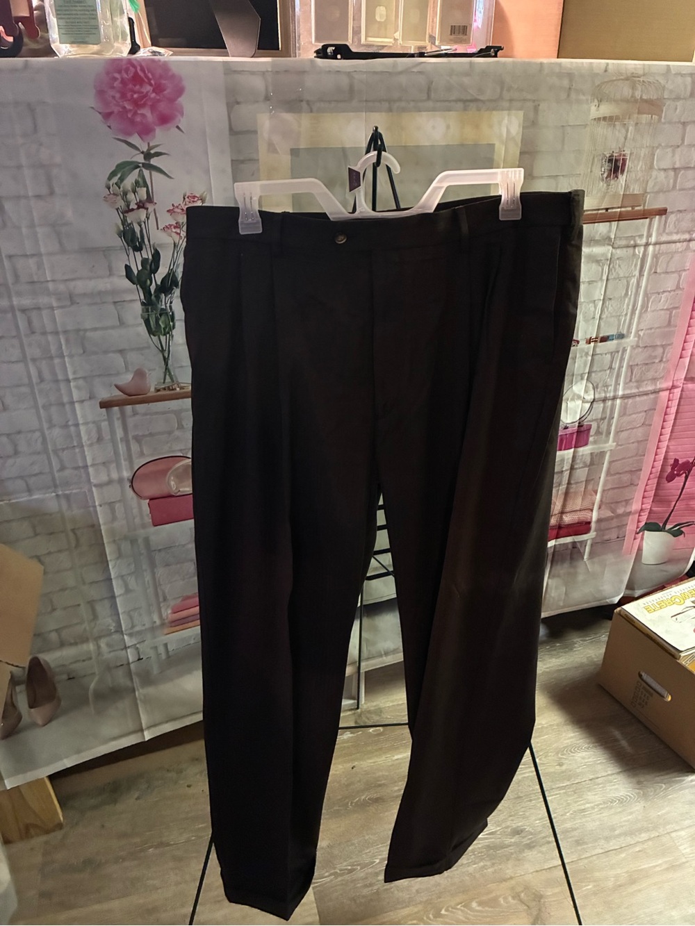 Men's dark brown Classic Dress Pants